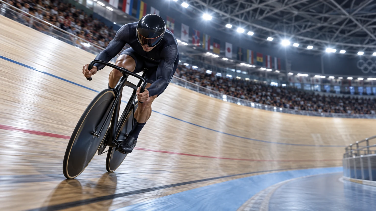 自転車競技からの経歴を象徴するAI生成イメージ